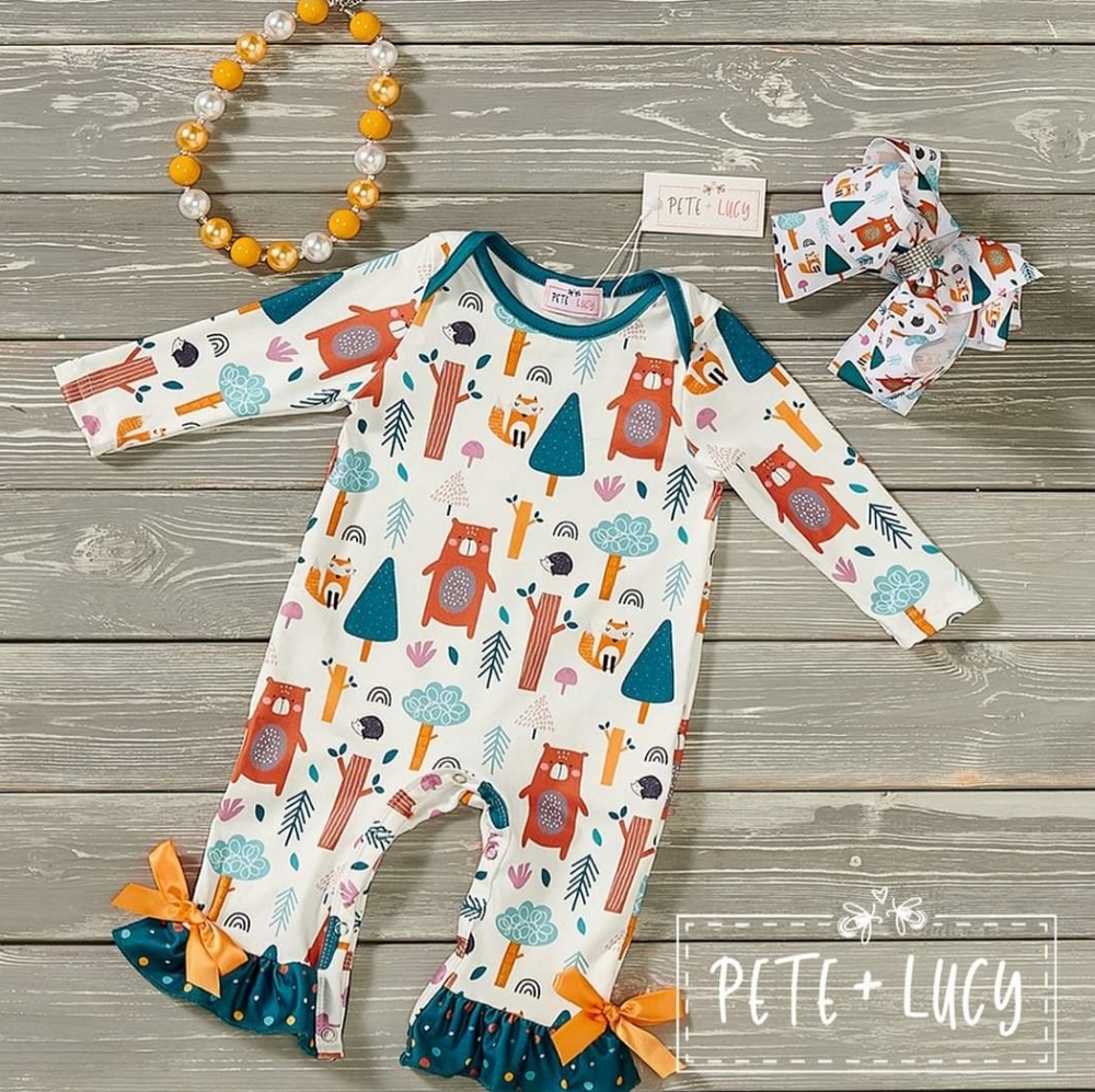 Pete and Lucy Girls Romper